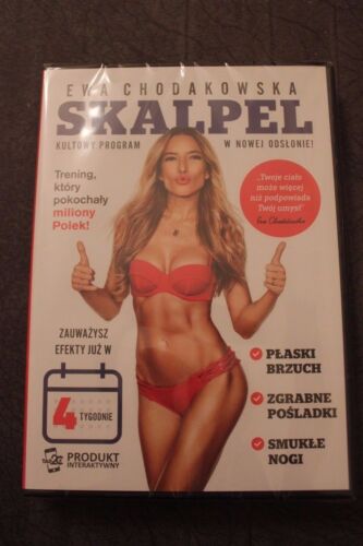 Ewa Chodakowska: Skalpel DVD - POLISH RELEASE NOWE DVD !!! FITNESS - Zdjęcie 1 z 3