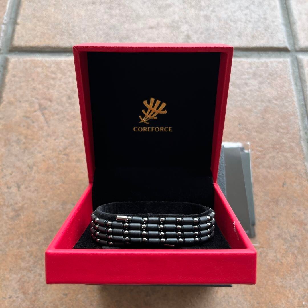 COREFORCE] Core Force Loop Black Bracelet Necklace Anklet
