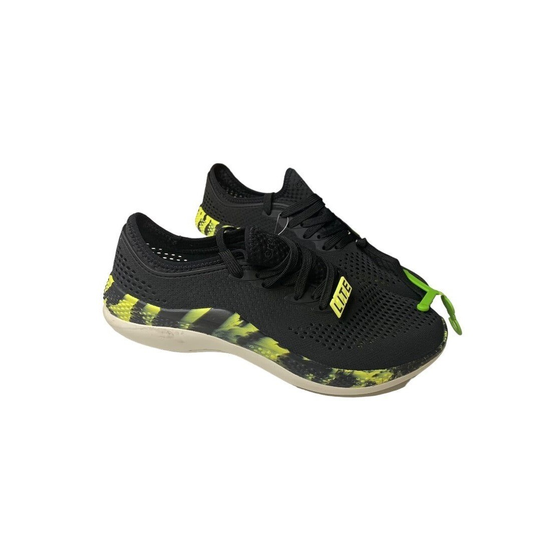 Size 9 Crocs LiteRide 360 Marbled Pacer Shoes Mens Sneakers Black