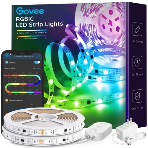 Govee 32.8 ft led strip lights rgbic deals
