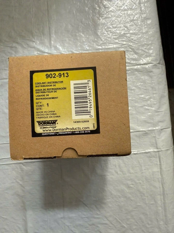 Conector de manguera de refrigerante Dorman 902-913 para 99-04 Beetle Golf Jetta TT TT Quattro Foto 2 de 2