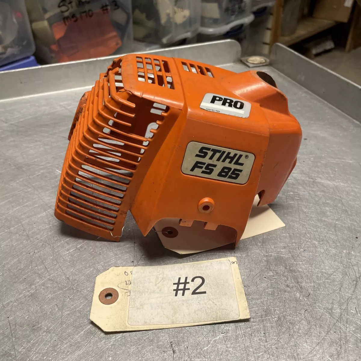 OEM GOOD USED STIHL FS85 STRING TRIMMER TOP ENGINE COVER 4137 084 0900