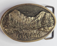 Vintage COLORADO Belt Buckle 1982 USA Spec Cast