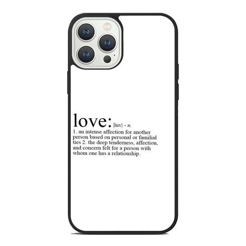 For iPhone SE XS XR Max 5 6 7 8 Plus Anti scratch Cover Love Definition meaning - Picture 4 of 25