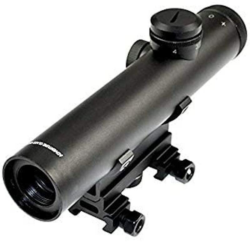 Sniper LT4X20 4X20mm Fixed Scope for Rifle - Black for sale online