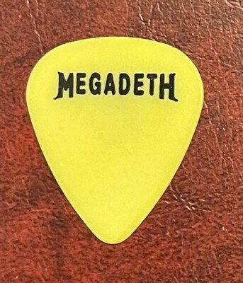 MEGADETH Dave Mustaine 1999 Risk Tour guitar pick Gitarrenplektrum