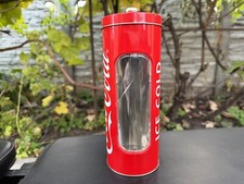 Coca Cola Straw Dispenser, Metal, Ice Cold, قديم للمقتنيات