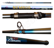 CANNA CARSON POTENTE PER LA PESCA AL SILURO CON IL VIVO A FONDO TELESCOPICA 