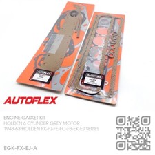AUTOFLEX GASKET KIT  132 & 138 6 CYL GREY MOTOR [HOLDEN FX-FJ-FE-FC-FB-EK-EJ]