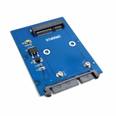 Slim Type Mini PCI-E mSATA SSD to 2.5'' SATA 3.0 22pin Adapter Hard Disk PCBA