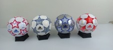 Set Mini Ball UEFA Champions League 2001-2008 | Collezione 4 Modelli | Pelle PU