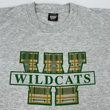 Wildcats Screen Stars Best T-Shirt - VTG 90s Single Stitch USA Mens XL Tee VGUC