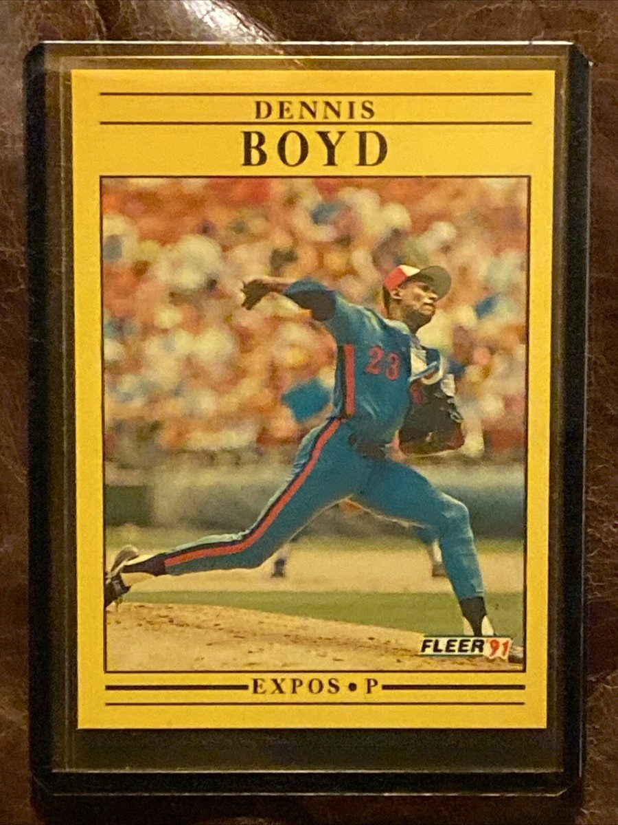 The Boys Honest CD 貴重なサイン入り　レア 1991 Dennis Boyd Expos #226 Missing “.” ERROR In USA On The Back