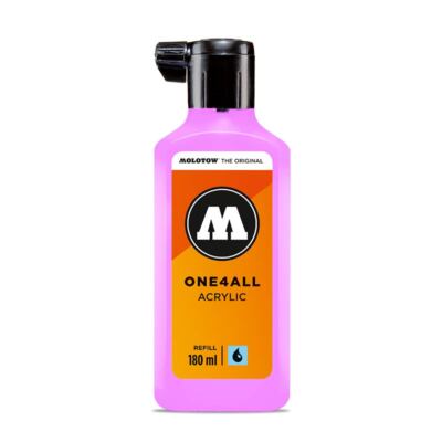 Molotow Refill One4all Acrylic Fluoreszierend 180ml - 6 Farben Deko Nachfüller