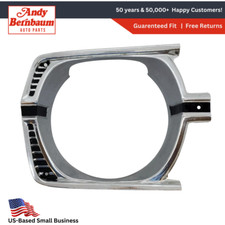 1967 Plymouth Satellite Right Side Chrome Headlight Bezel Cover Trim 2582020 Nos
