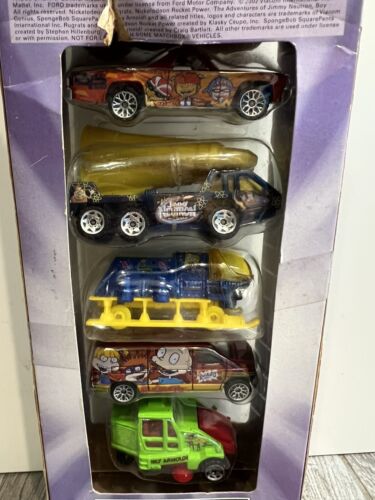 VINTAGE 2002 Assortito Confezione da 5 Matchbox Auto Nickelodeon - Foto 5 di 8