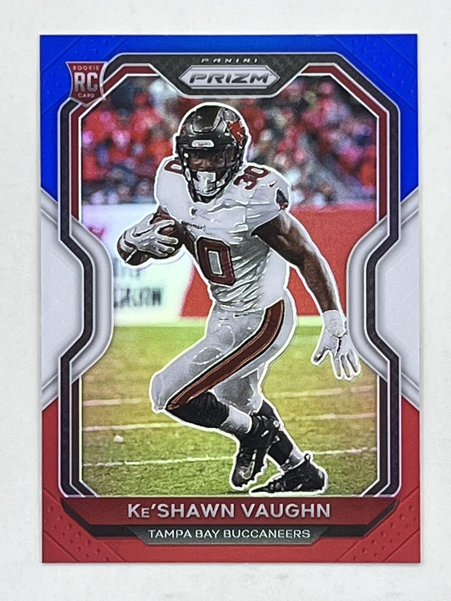 Ke'Shawn Vaugn 2020 Panini Prizm Red White And Blue RC #320 NFL