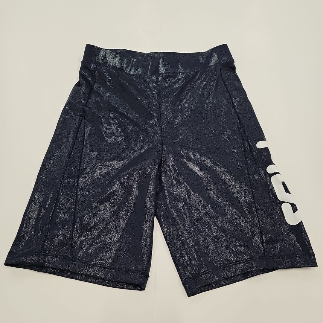 Pantaloncini corti bici nuovi senza etichette Fila blu donna piccoli nuovi di zecca senza etichette