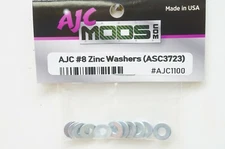 AJC Mods #8 Zinc Washers (10pc) Replaces Associated 3723 Vintage Part