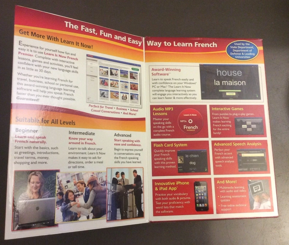 Learn It Now French Premier Software Speak French In 30 Days Win Mac 3 Learning - Image 2 of 4