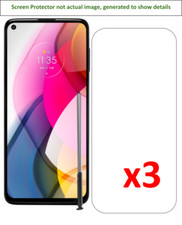 3x Motorola G Stylus 2021/2022 Screen Protector w/ cloth