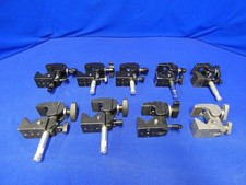 Matthews, Impact, TUV, Manfrotto Super Mafer Clamps QTY 9 Total 6 w/Baby Pins 