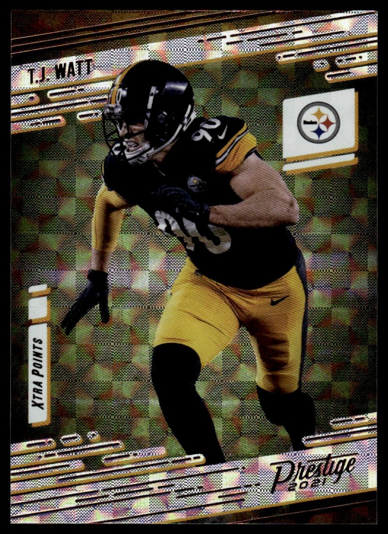 2021 Panini Prestige T.J. Watt #172 Xtra Points Hyper