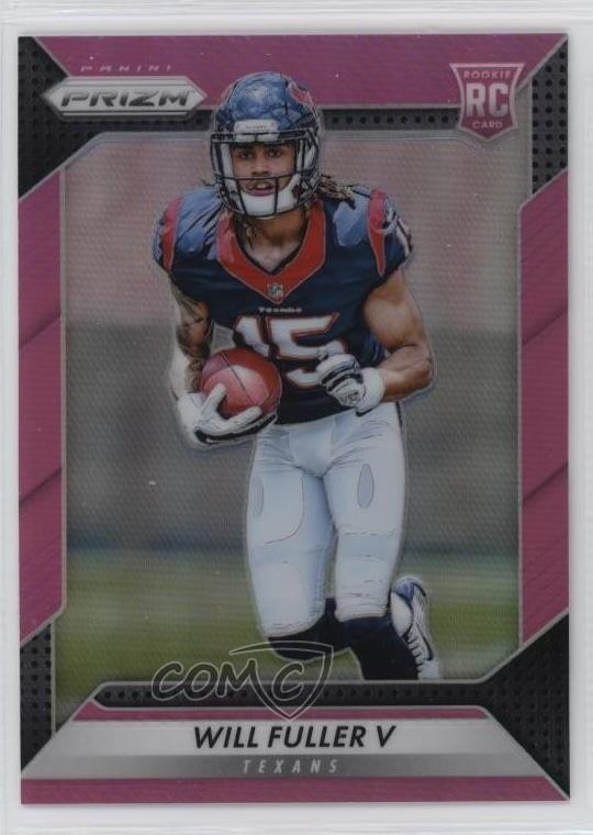 2016 Panini Prizm Rookie Pink Prizm Will Fuller V #268 Rookie RC 1g5