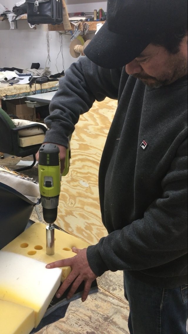 Galaxy Supply Inc. Foam Hole Cutter 1-1/8"=28mm Diameter, Stainless Steel, Up...