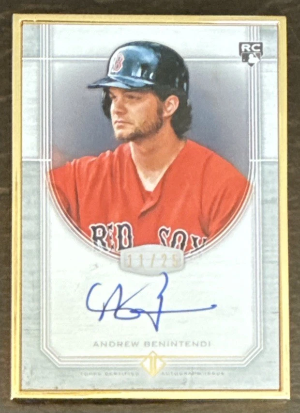 Andrew Benintendi Autograph Baseball Cards for sale | eBay