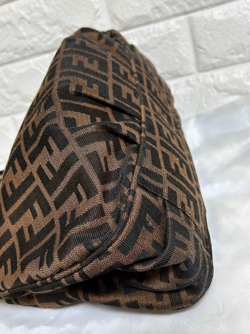 FENDI FF Zucca Pattern 2Way Chain Handbag 32cm x … - image 7