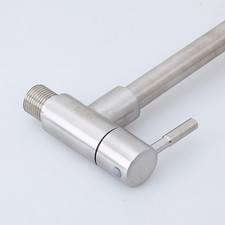 Wall Mounted Faucet Kitchen Use 304 Stainless Steel Single Cold Water Tap