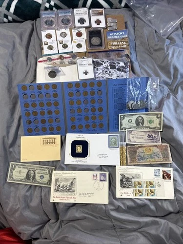 Huge Coin Collection - Morgan Dollar, Silver Coins, $2, $1, Stamps , Proofs!