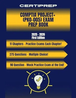 CertiPrep - CompTIA Project+ (PK0-005) Exam Prep Book 2025 - | eBay