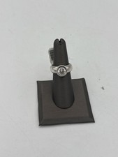 White Stone Lady's Silver Stone Ring 925 Silver 7.8g HPB025932