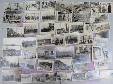 Fotografía De Colección 1923 JAPÓN Terremoto Yokohama USS Huron Aid Lote de 50 Fotos