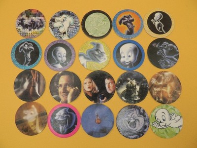 CASPER - Konvolut 39 offizielle Tap's Caps Pogs Film - 1995 Vintage