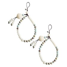 2pcs Cell Phone Wrist Strap: Beaded Cell Phone Charm Hand Strap Lanyard Beaded