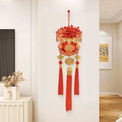 Décoration suspendue pour le Nouvel An chinois 2026, pour la fête des - Photo 1/4