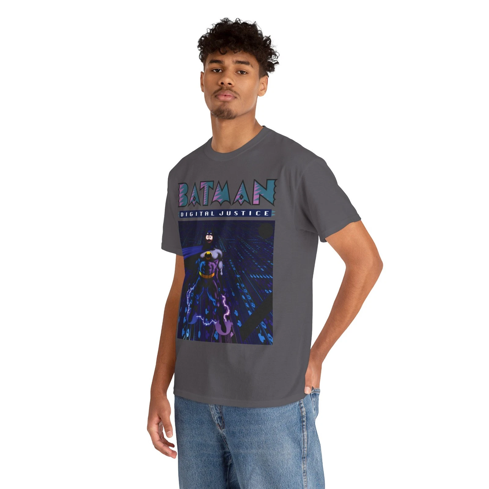 Batman Digital Justice T-Shirt - Pepe Moreno Computer Art - DC Comics