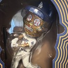 Dia de los Muertos Skull Bobblehead LA Dodgers, 2022, New In Box (Gold) — photo 2