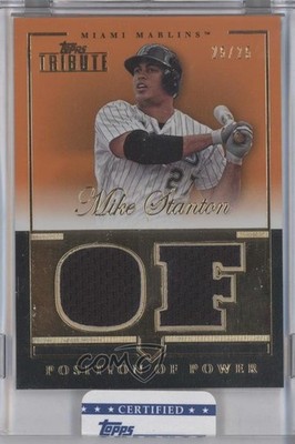 2012 Topps Tribute Position of Power Orange 25/25 Giancarlo Stanton #PPO-MS 1g5