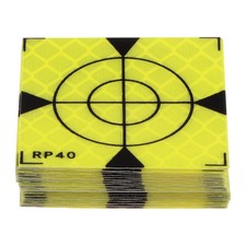 20pcs Reflector Target Sheets 40mm Self-adhesive Reflective Survey Target, Green