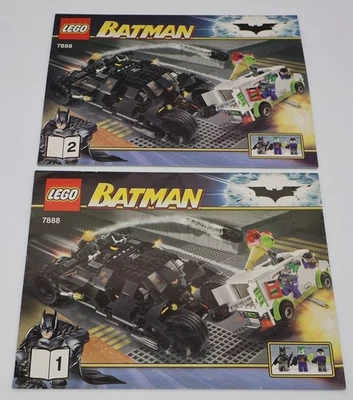LEGO #7888 (INSTRUCTION MANUAL 1, & 2 ONLY ) BATMAN THE TUMBLER JOKER'S SURPRISE - Image 1 of 4