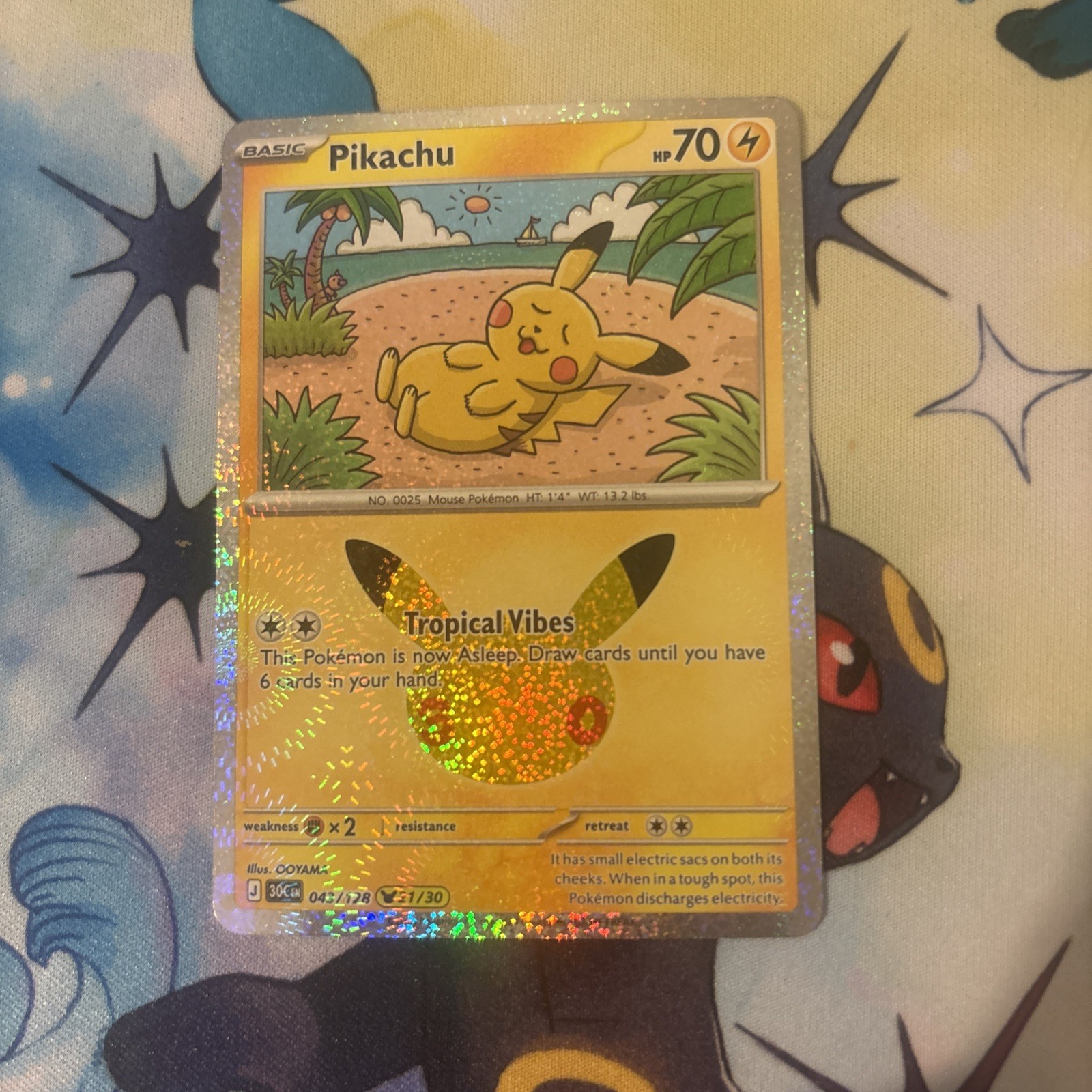 Pikachu 043/128 (21/30) - 30th Celebration - NM 🔥 #1