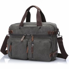 Saddhu Laptop Tote Bag for Women Men 16 Inch 3 in 1 Convertible Messenger