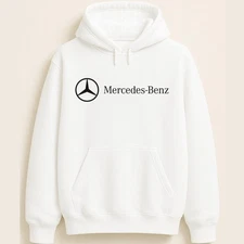 Mercedes-Benz Displayed In Modern Pullover Style Unisex Hoodie