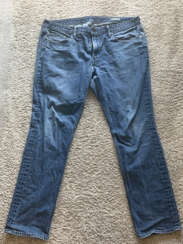 Bonobos Jeans Mens 38X32 Blue Denim 5 Pockets Straight Leg