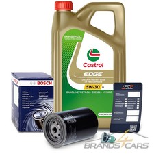 BOSCH ÖLFILTER+5L CASTROL EDGE 5W-30 LL FÜR AUDI A4 8D B5 1.9 TDI BJ 95-01