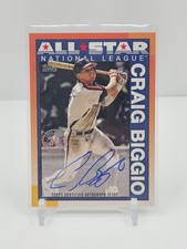 CRAIG BIGGIO 2025 TOPPS 90' ALL-STARS 35TH ANNIVERSARY AUTOGRAPH! HOUSTON ASTROS